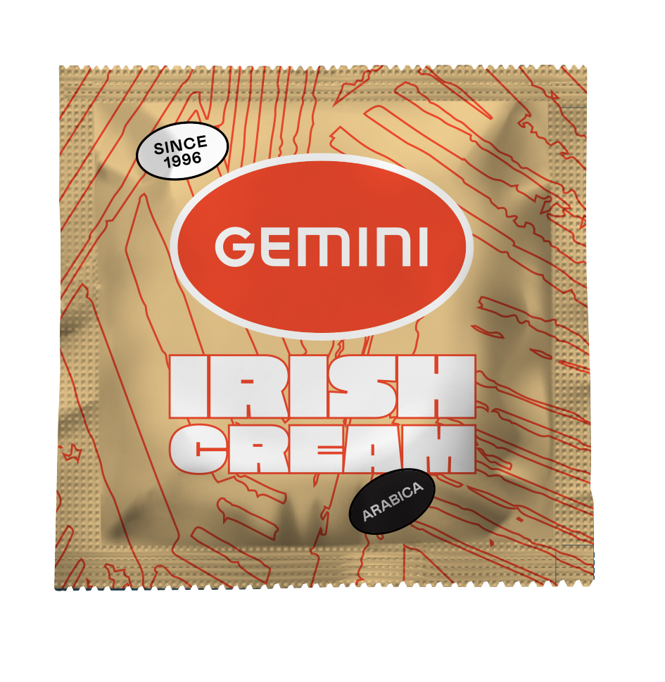 Кава в чалдах монодозах Gemini Irish Cream 100шт Джеміні Ірландський віскі