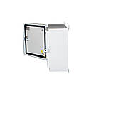 Бокс монтажний Bilmax BW t=1,2 250*250*150 IP65 У2 навісний метал замок (металева шафа), фото 4