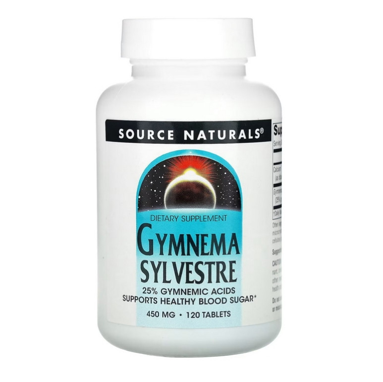 Экстракт джимнемы сильвестри Source Naturals Gymnema Sylvestre 120 таблеток
