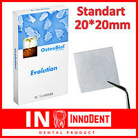 Мембрана Evolution, розмір 20х20 мм, товщина 0,4 мм, Standart (OsteoBiol)