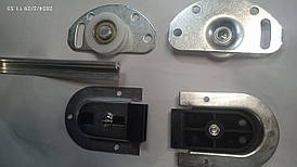 Розсувна система Fast рейки комплект ролики+рельса 3м на одну двер