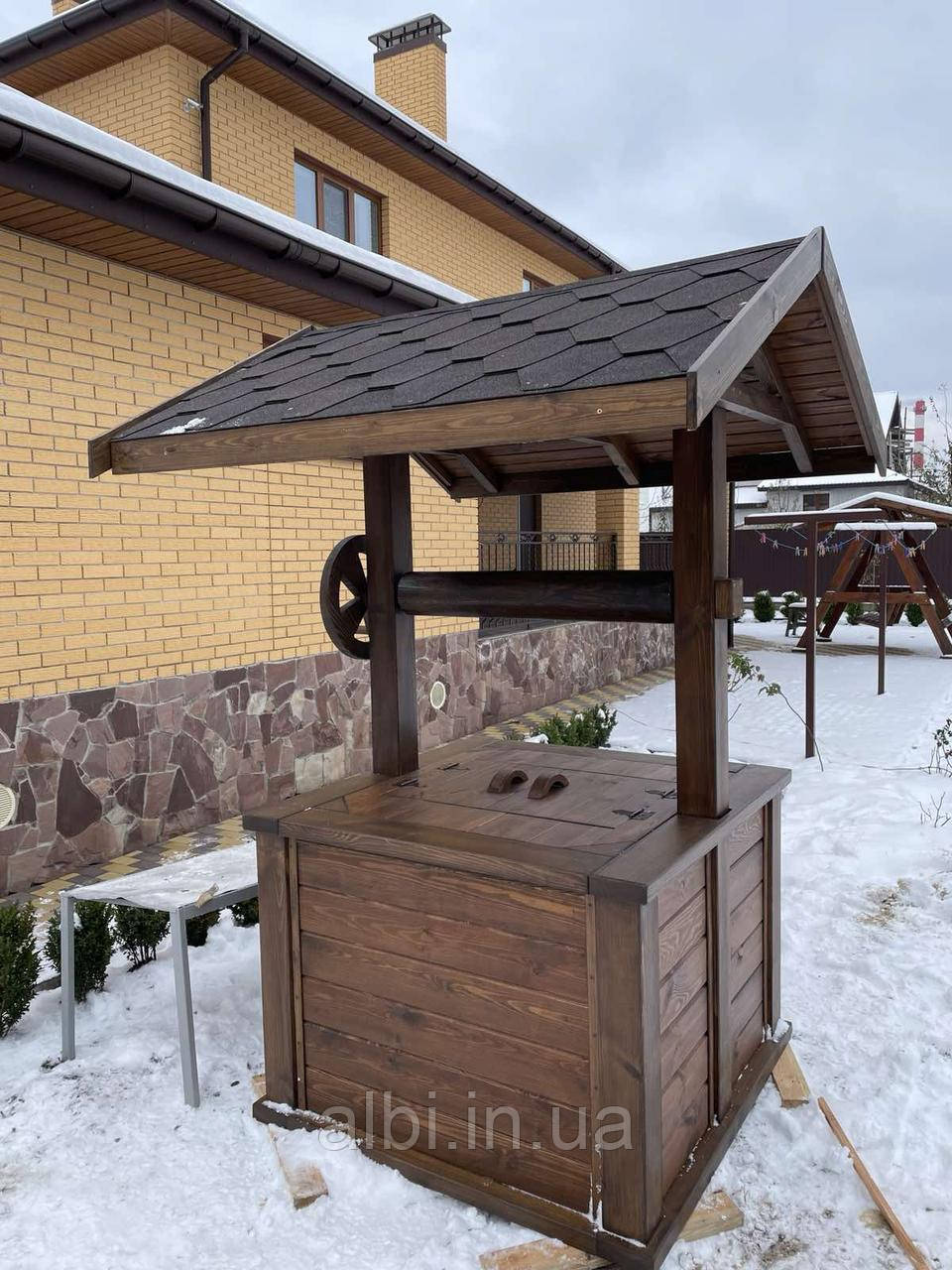 Навіс Колодязь декоративний дерев'яний. Криниця