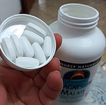 Малат Магнію Source Naturals Magnesium Malate 180 tab, фото 4