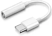 Перехідник USB-C на 3.5 mm Адаптер для Android 3.5 mm - USB-C кабель на Android на аудіо навушники