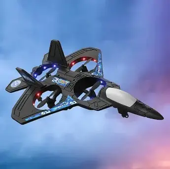 Дитячий літак на пульті радіокеруванні LC222-A акумуляторний із запасними лопатями