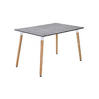 Небольшой стильный прямоугольный кухонный стол 100*70 см с МДФ столешницей Везувий МДФ
