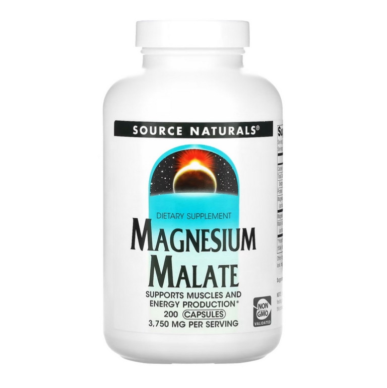 Малат Магнію Source Naturals Magnesium Malate 200 caps