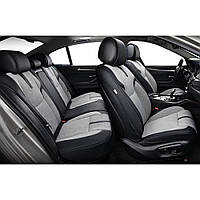 Авточехлы для передних и задних сидений BELTEX Manhattan серого цвета, Качественный комплект 3Д чехлов