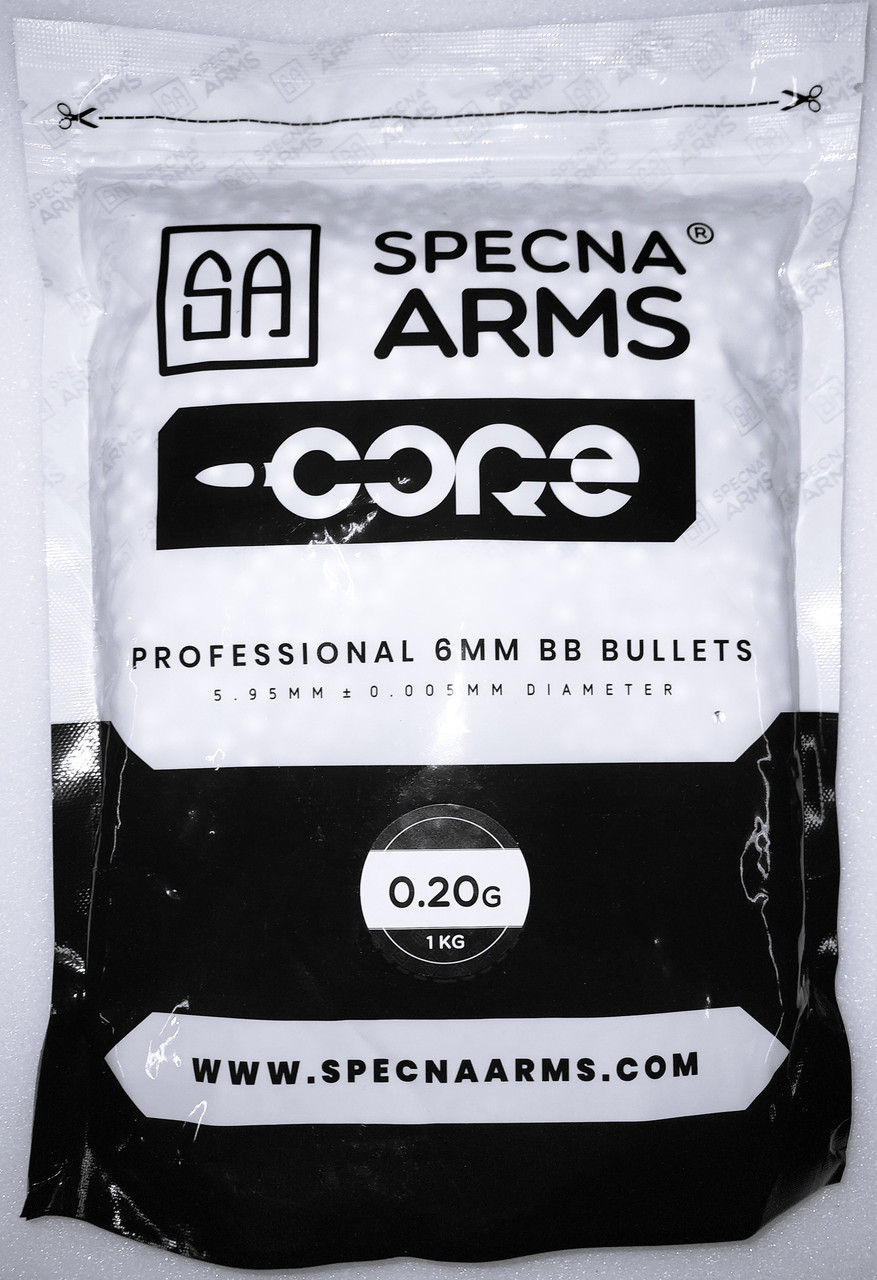 Кульки (кулі) пластикові Spesna Arms 0,2 гр страйкбольні шліфовані 6мм 5000шт., фото 1