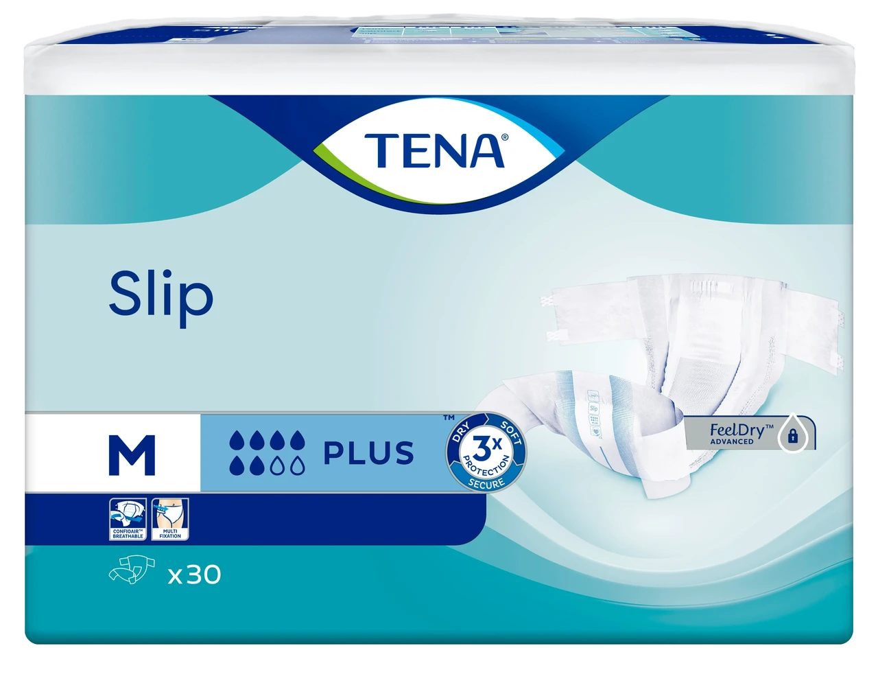 Підгузки для дорослих Tena Slip Plus Medium 30 шт. (тена медіум)