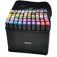 Набір двосторонніх маркерів для дітей 60шт маркери для скетчингу на папері, маркери для дітей
