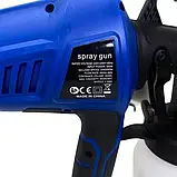 Краскопульт пульвелізатор електричний Paint Zoom W37 Синій/259 800мл, фото 3