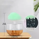 Зволожувач повітря Гриб з ефектом дощу MashRoom нічник гриб зволожувач, фото 8