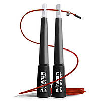 Скакалка скоростная Power System Crossfit Jump Rope Red (2,8м.)