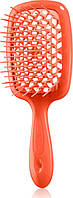 Расческа для волос Janeke Superbrush Small the Original Italian Patent ярко оранжевый длина 17 см