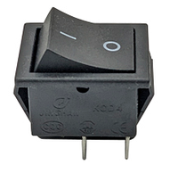 Кнопка сетевая одинарная 22х28 мм 4 контакта 16А (без фиксации) 40350