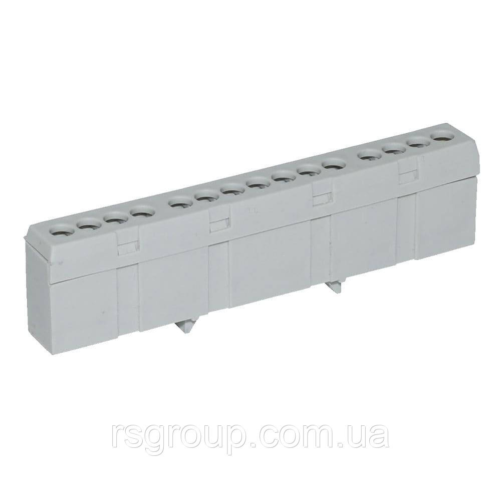 Шина L (фаза) в оболонці на DIN-рейці 15 отв.