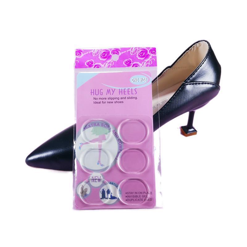 Силіконові накладки у взуття від натирання та мозолів 3мм. Гелеві вкладиші багаторазові прозорі набір 6шт, фото 1