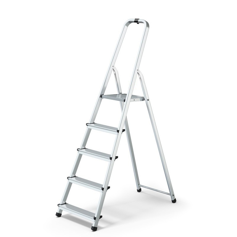 Стрем'янка алюмінієва одностороння, 5 ступені, 1.68 м, фото 1