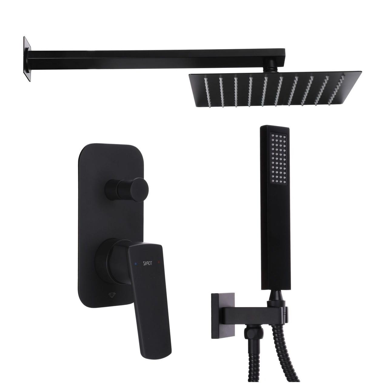 Змішувач для душу вбудований TOPAZ LEXI TLG 21205-H57-BL, фото 1