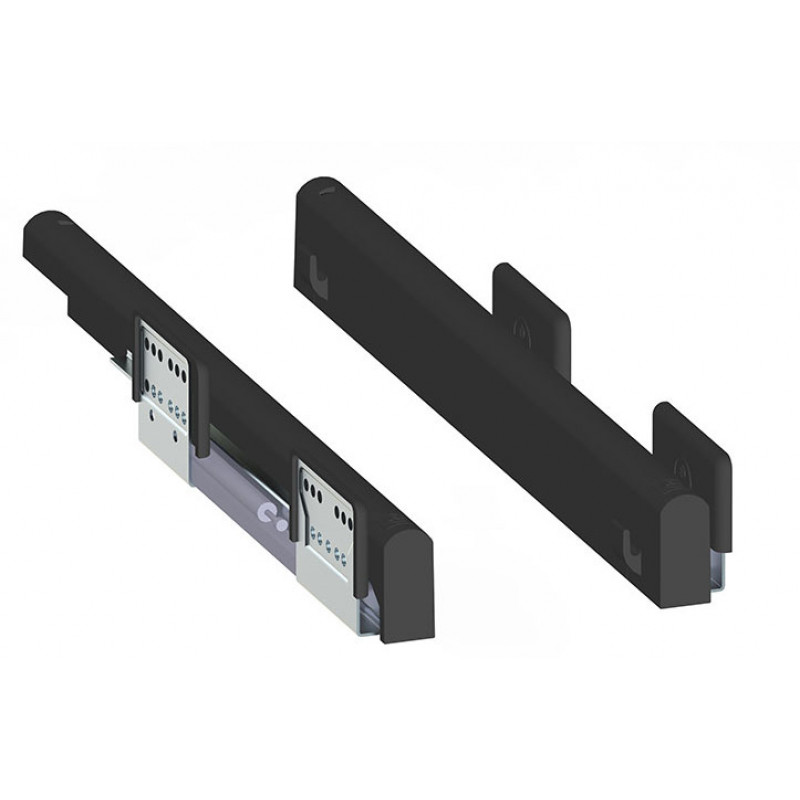 Направляючі для гардероба VARIANT MULTI Чорний мат. L-480, фото 1