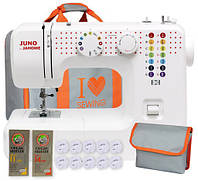 Швейна машина Janome Juno J15 + сумка для машинки Singer чорна 46 x 20,5 x 34 см