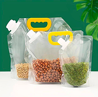 Прозрачные пакеты для хранения пищевых продуктов 3 шт.