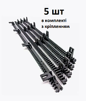Зубчатая рейка полімерна 5 метрів до воріт комплект