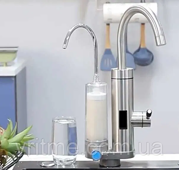 Кран водонагрівач із фільтром Multifunction heating and cleaning faucet ZSWK-D02