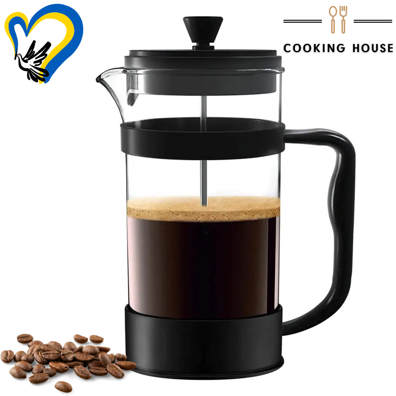 Френч-прес 1000мл Cooking House buuba
