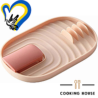 Підставка для ложок та кришок Cooking House buuba  кухонна, рожевого кольору