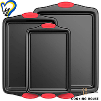 Набір форм для пипікання, деко для випікання Cooking House buuba  з антипригарної вуглецевої сталі