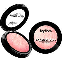 Хайлайтер для макияжа компактный TopFace Baked Choice Rich Touch PT702 №103 Cotton Candy с витамином Е