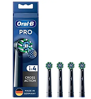 Электрическая зубная щетка орал-би насадка cross action pro черная, Oral-B Cross Action Pro Black Edition