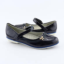 0763C Сині лакові туфлі на дівчинку тм Том.м