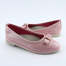 0783B Рожеві туфлі човника балетки для дівчинки тм Том.м