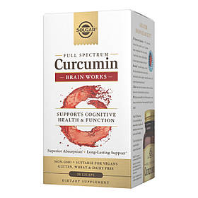 Full Spectrum Curcumin Brain Works - 90 Licaps