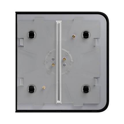 Кнопка Ajax SideButton (2-gang) black для двоклавішного вимикача, фото 2