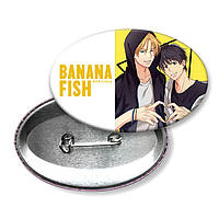 Банановая рыба. Banana Fish. Значок. Аниме