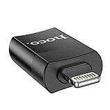 Перехідник Hoco Lightning USB Adapter UA17 |2A, USB2.0 OTG| адаптер iP iPhpne iPad, фото 2
