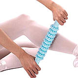 Ручний масажер ролер для йоги та фітнесу, фото 8