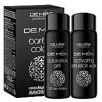 Система для камуфляжа волос и бороды DeMira "DeMen" BARBER COLOR AMMONIA FREE, 3/0