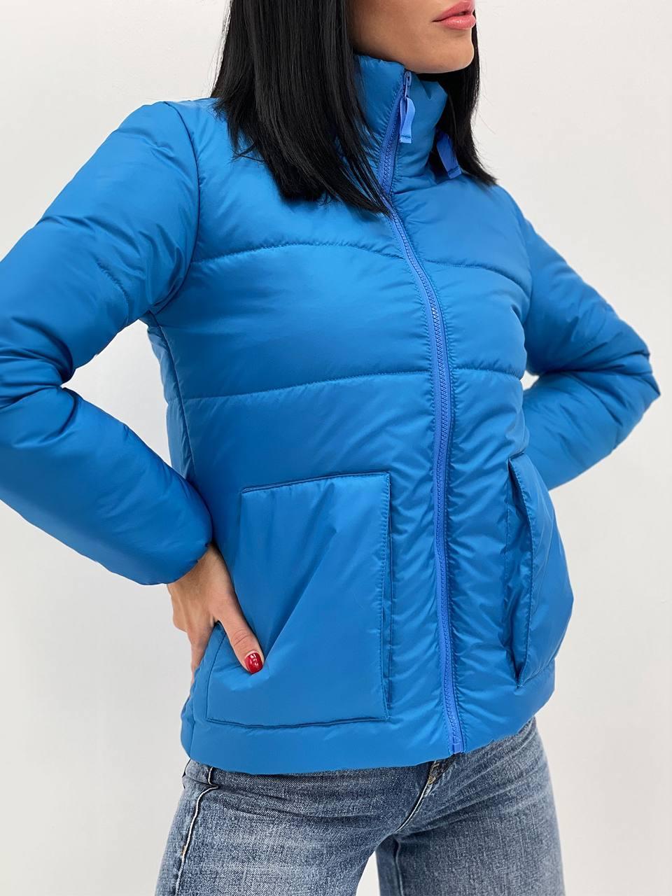 Женская демисезонная куртка короткая утепленная GF01219 50/52 - фото 3 - id-p2121096058