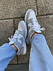 Жіночі кросівки Nike SB Dunk Low Gray fog кеди Найк СБ Данк Лоу сірі низькі шкіряні весна осінь, фото 7