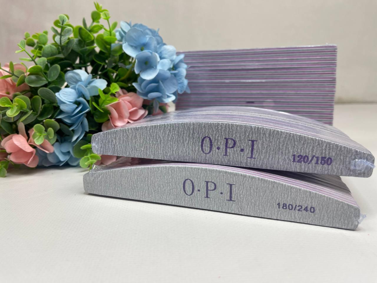 Пилка манікюрна OPI 180/240 (пилка для манікюру, на паперовій основі, пилка для нігтів)