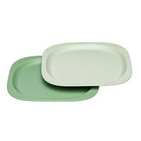 Тарелочка для кормления "Зеленая серия", мятная от PolinaToys