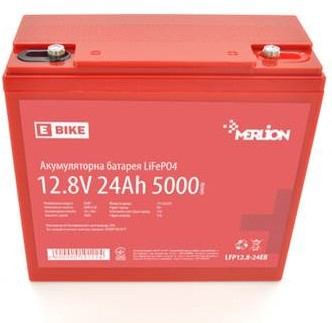 Батарея акумуляторна 12V 24ah, 12Вольт, 12В, 24АН, 24ач, AGM, lifepo4, глибокого розряду, тяговий, для електровелосипеда