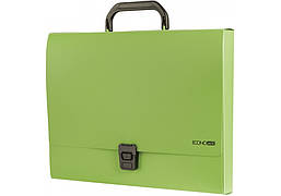 Портфель пластиковий на замку А4 Economix, салатний