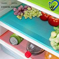 Набір антибактеріальних килимків Ari&Ana ukrfarm для холодильника 45х29 см 8 шт. різнокольорові