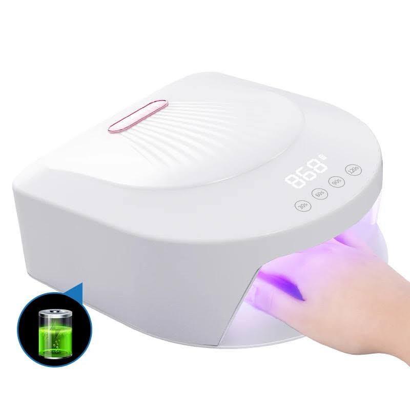 Бездротова UV/LED лампа BQ V18 для сушіння нігтів, 192 Вт. (з акумулятором – 2000 mAh)